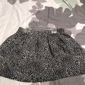 Cheetah print skirt